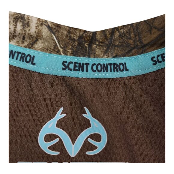 Realtree Boys Long Sleeve Camo Shirt Scent Control Size XL16-18 Stretch Vented - Picture 5 of 9